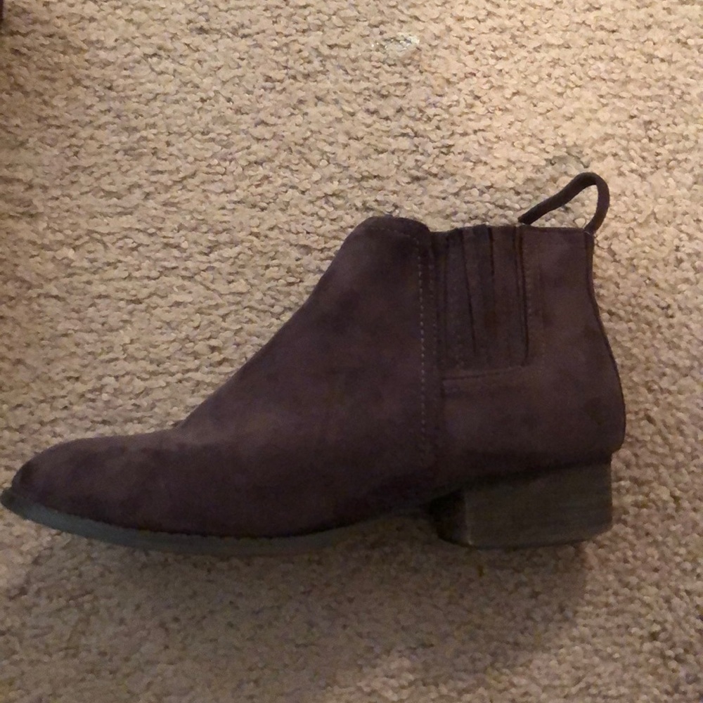 Grey booties from lulus